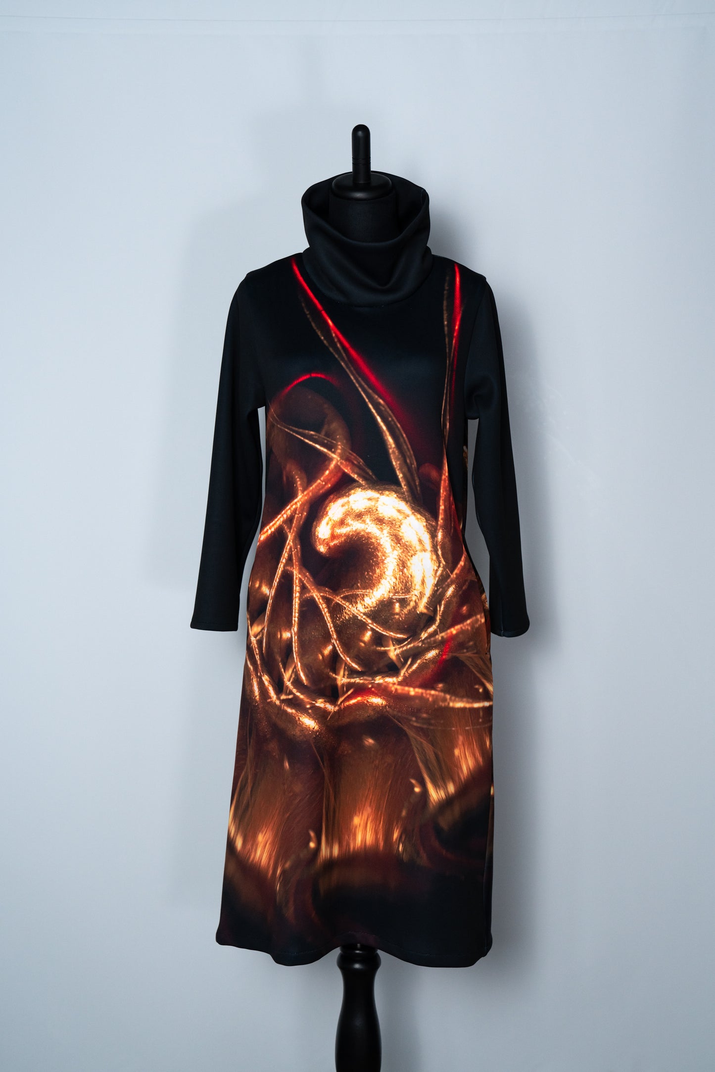 LED Turtleneck Dress