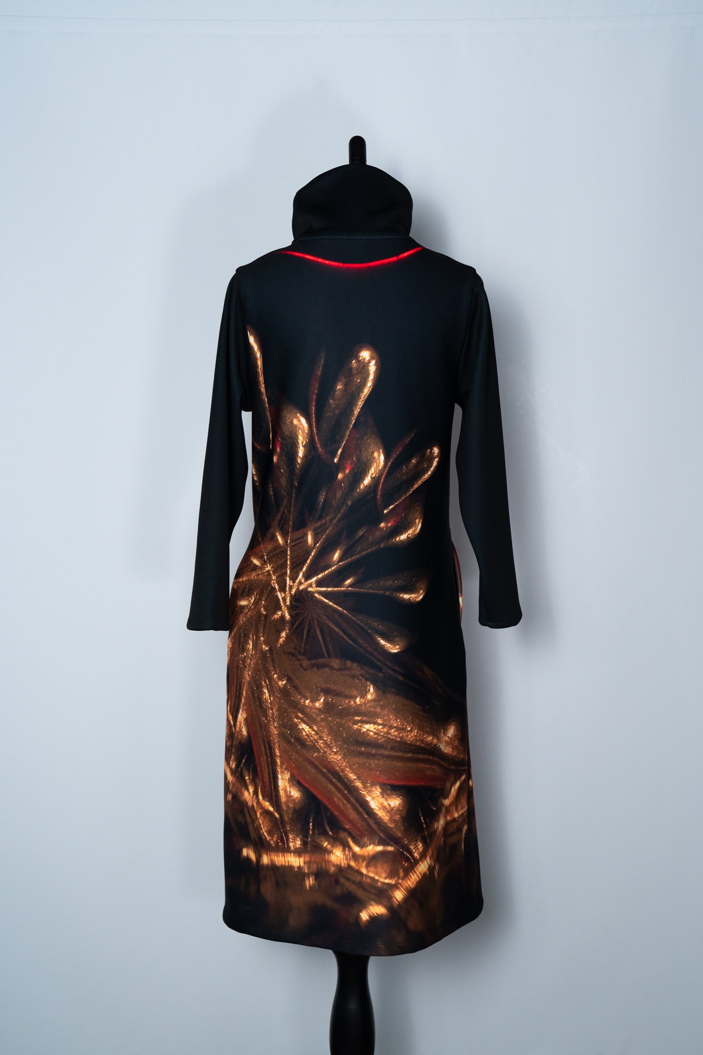 LED Turtleneck Dress