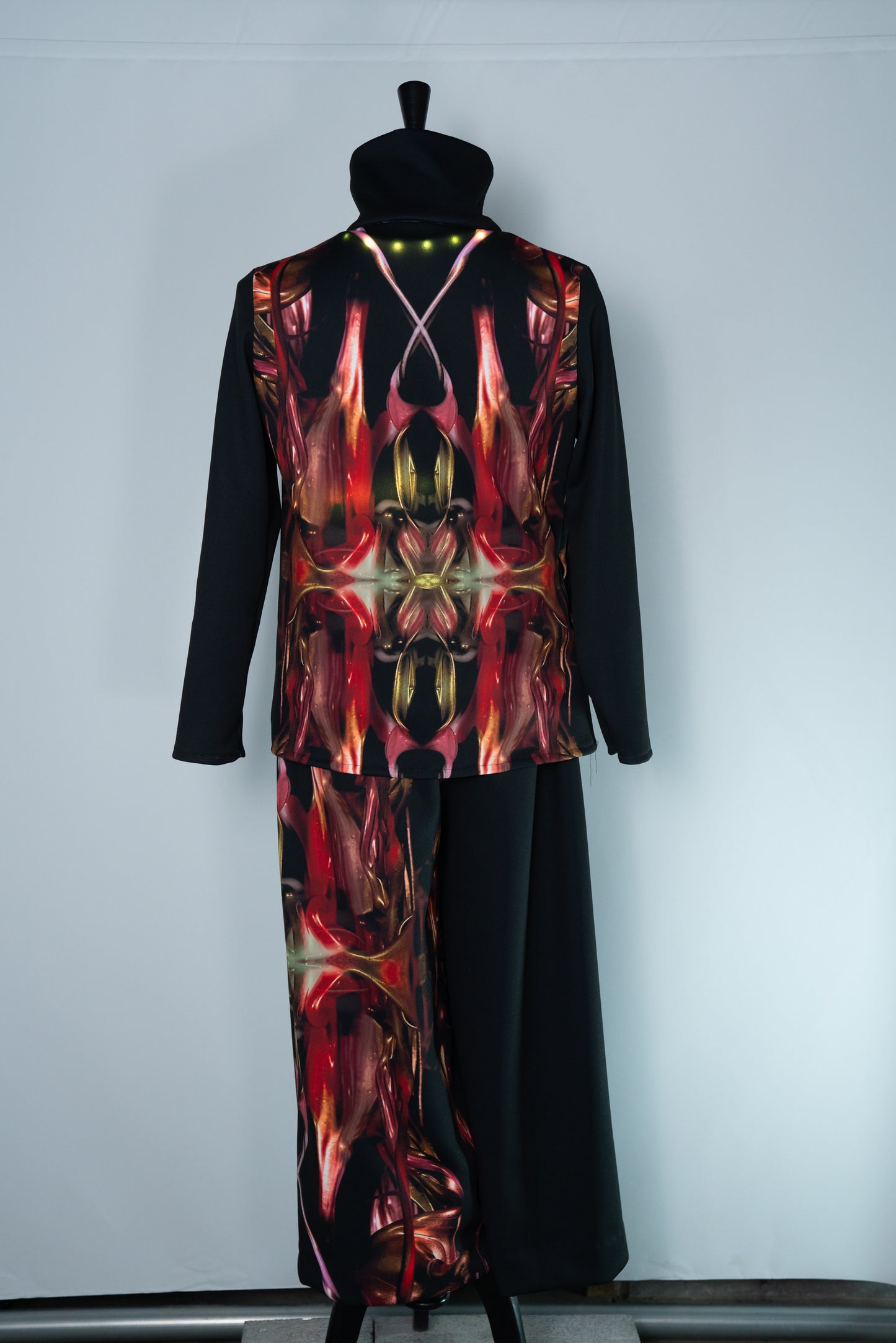 LED Turtleneck and Wide Pants Set