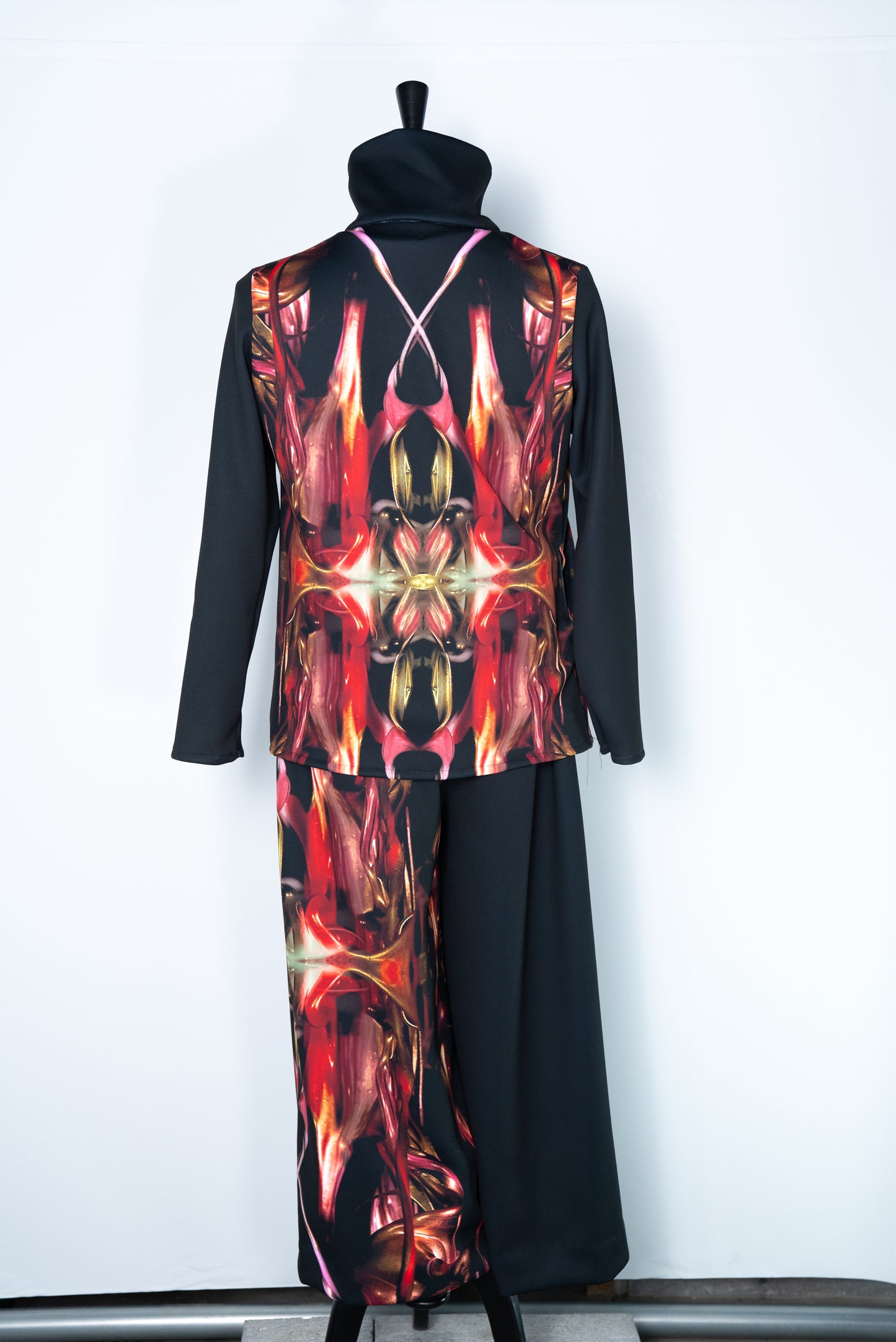 LED Turtleneck and Wide Pants Set