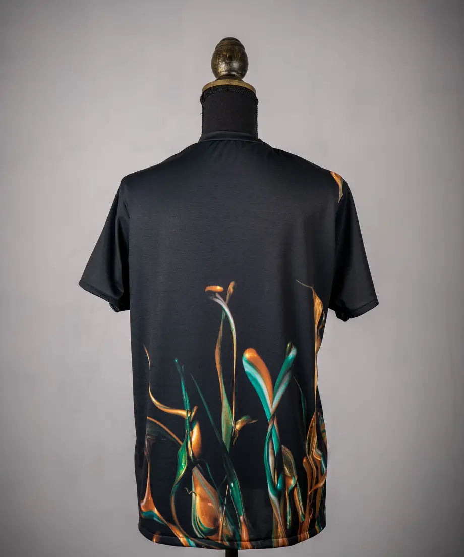 Sound of Ikebana Art Shirt B-3 (AUT-1)