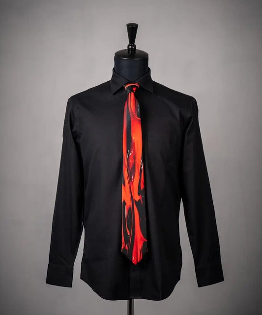 Sound of Ikebana Silk Tie (WTR-12)