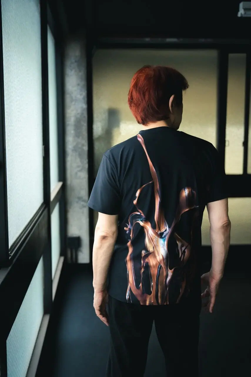 Sound of Ikebana Art Shirt B-18 (WTR-4)