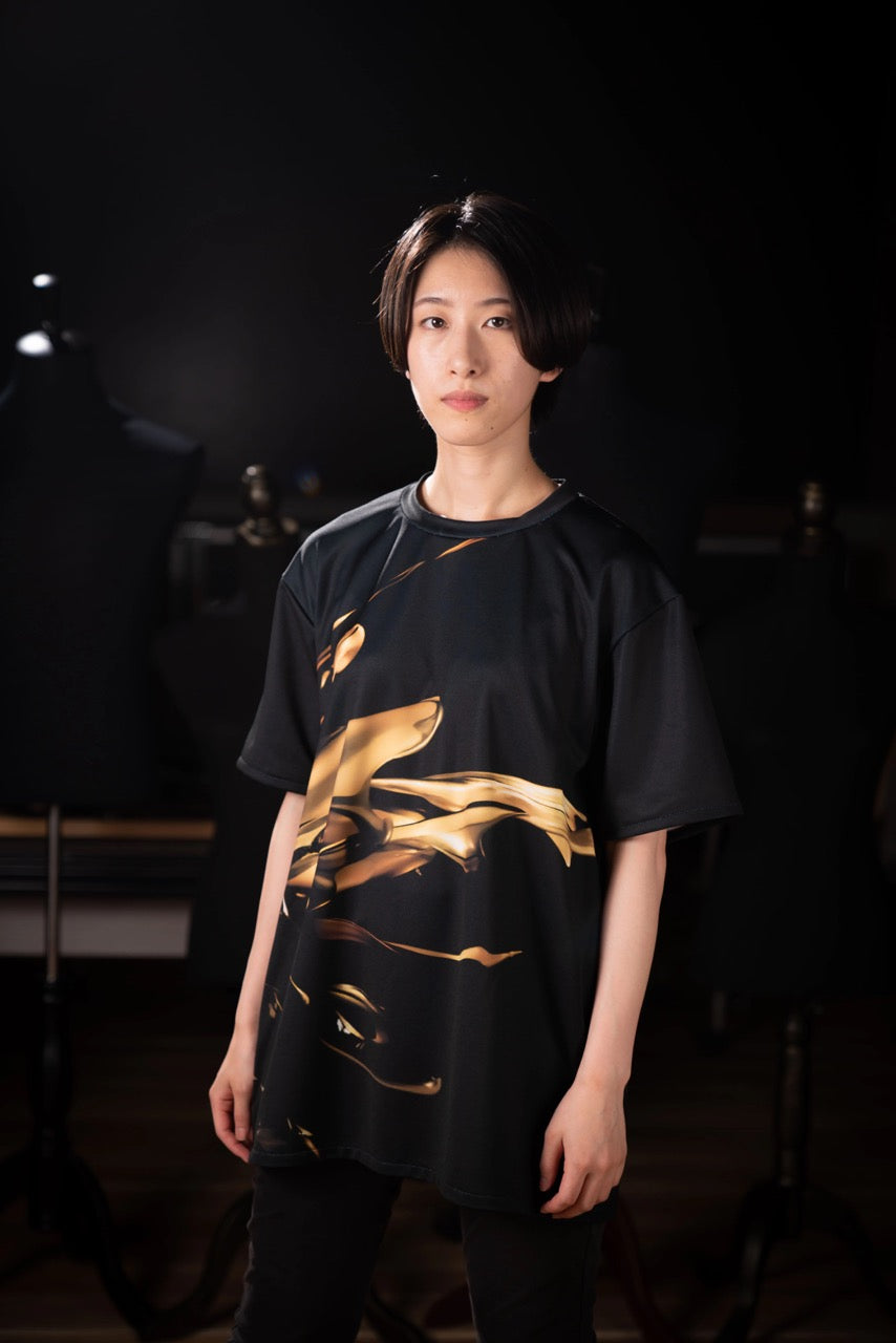 Sound of Ikebana Art Shirt B-33 (WTR-8)