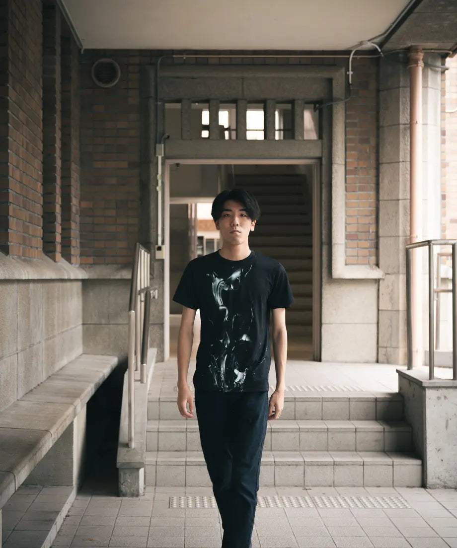 Sound of Ikebana Art Shirt B-25 (WTR-7)