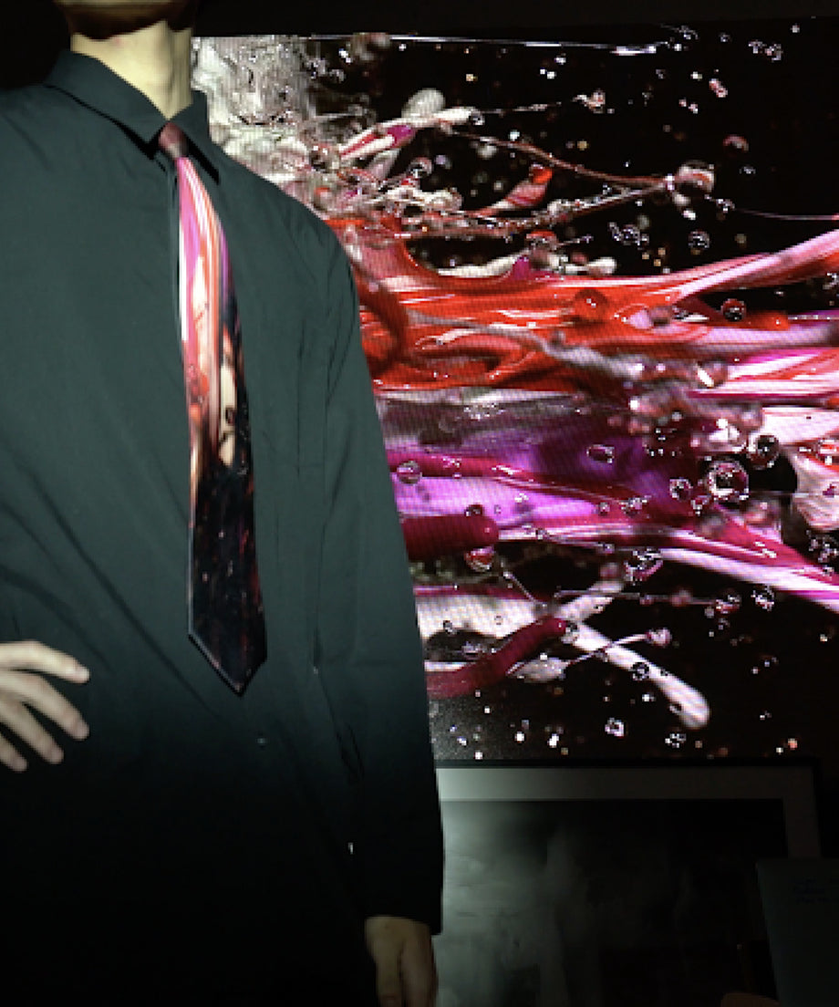 Sound of Ikebana Silk Tie (SPR-1)