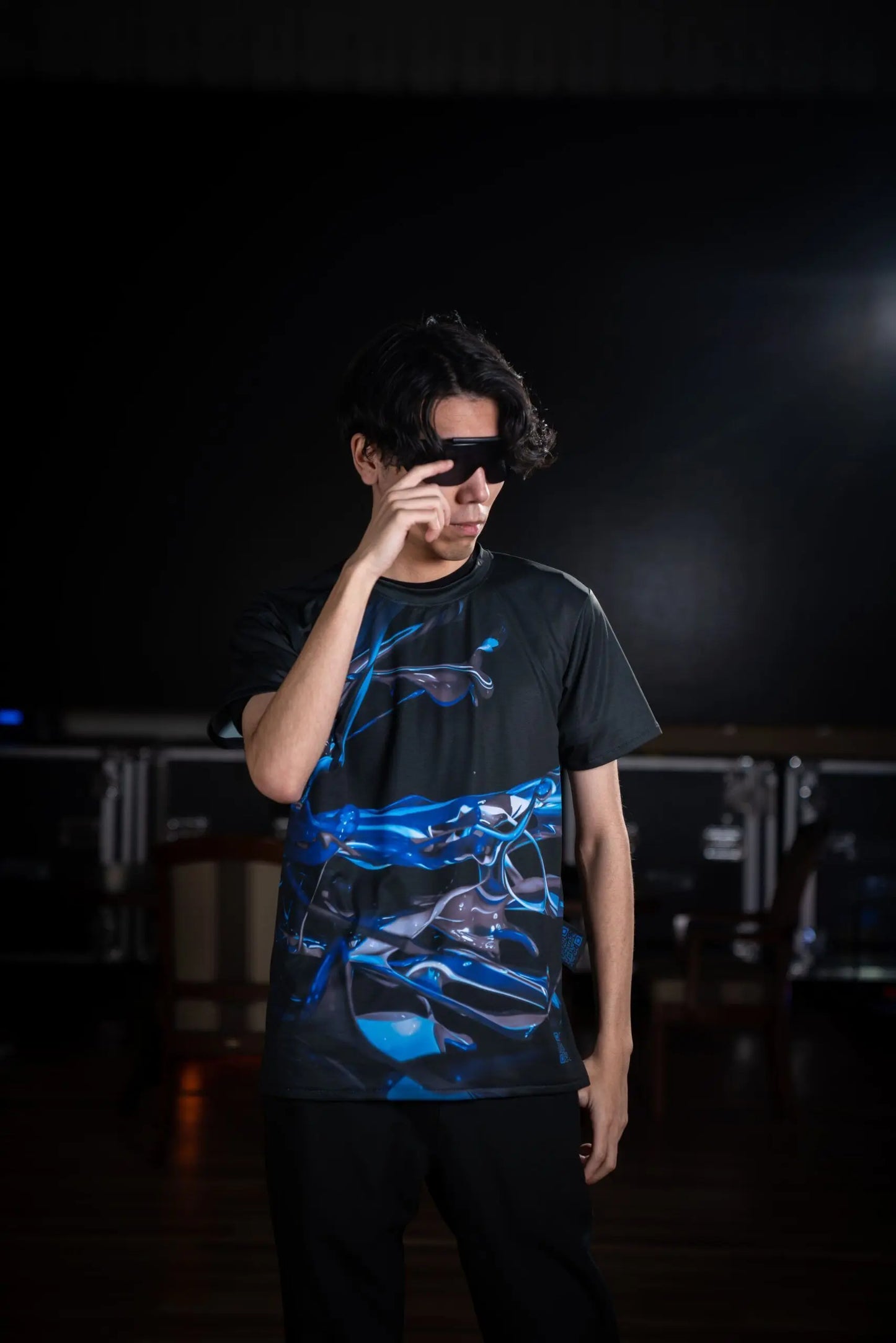 Sound of Ikebana Art Shirt Black