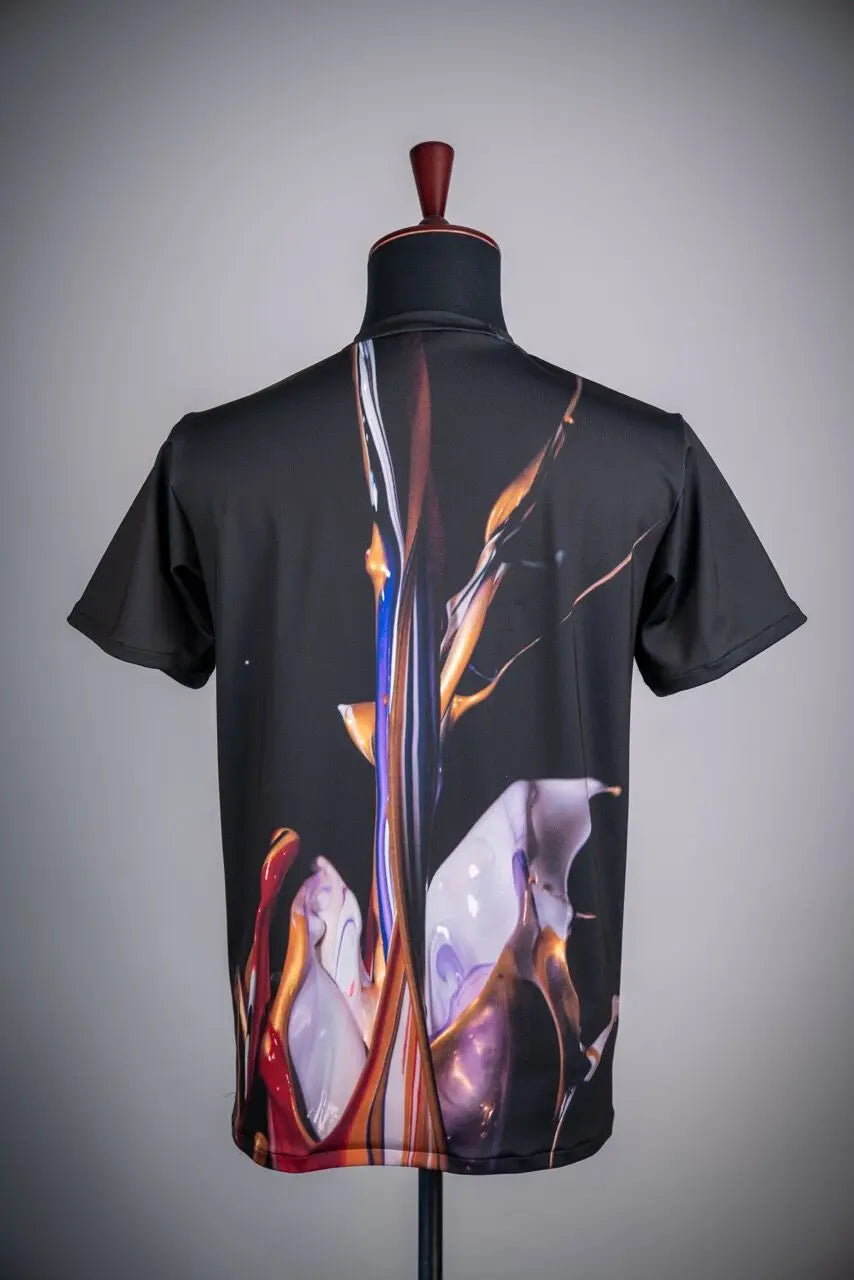 Sound of Ikebana Art Shirt B-28 (AUT-7)