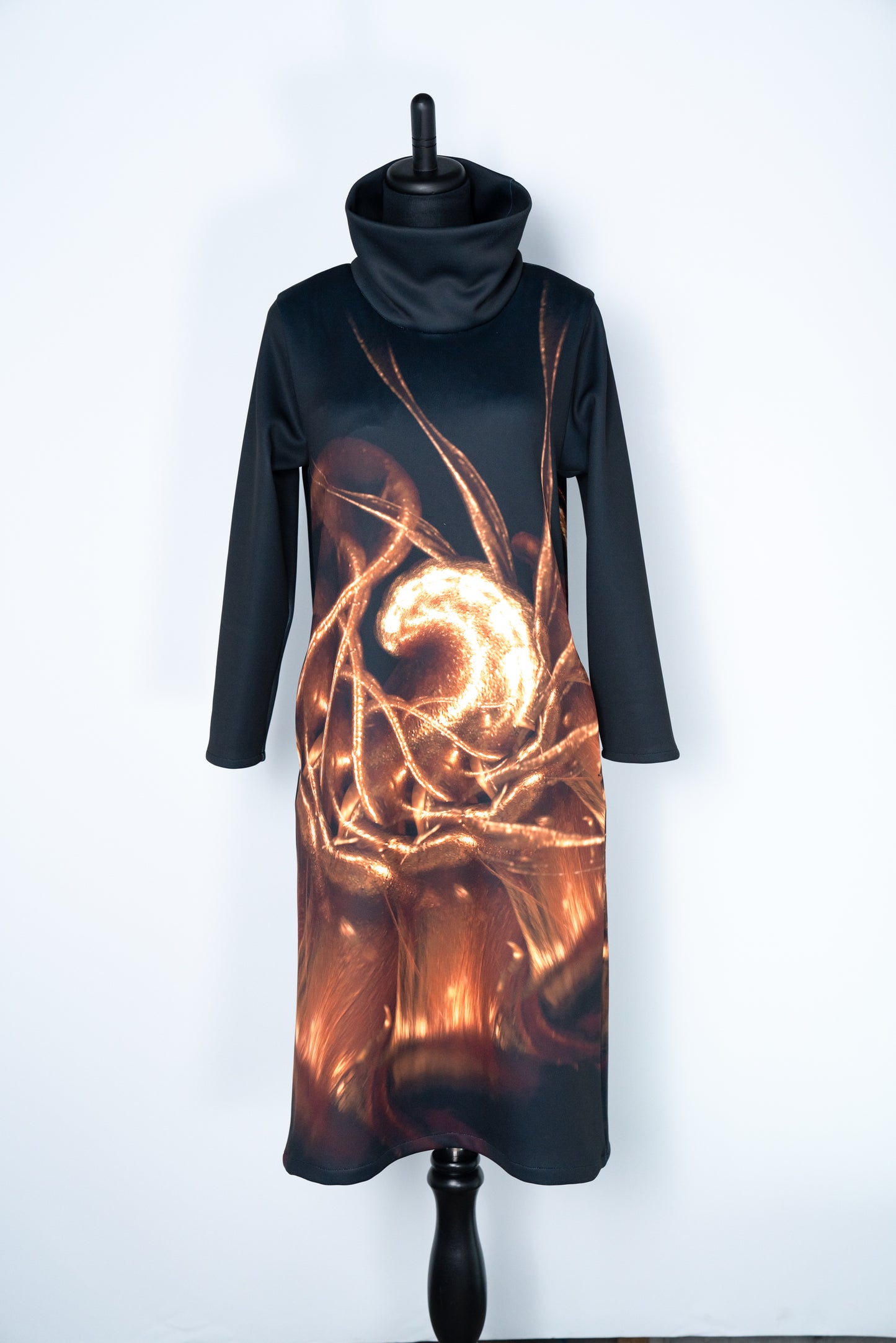 LED Turtleneck Dress