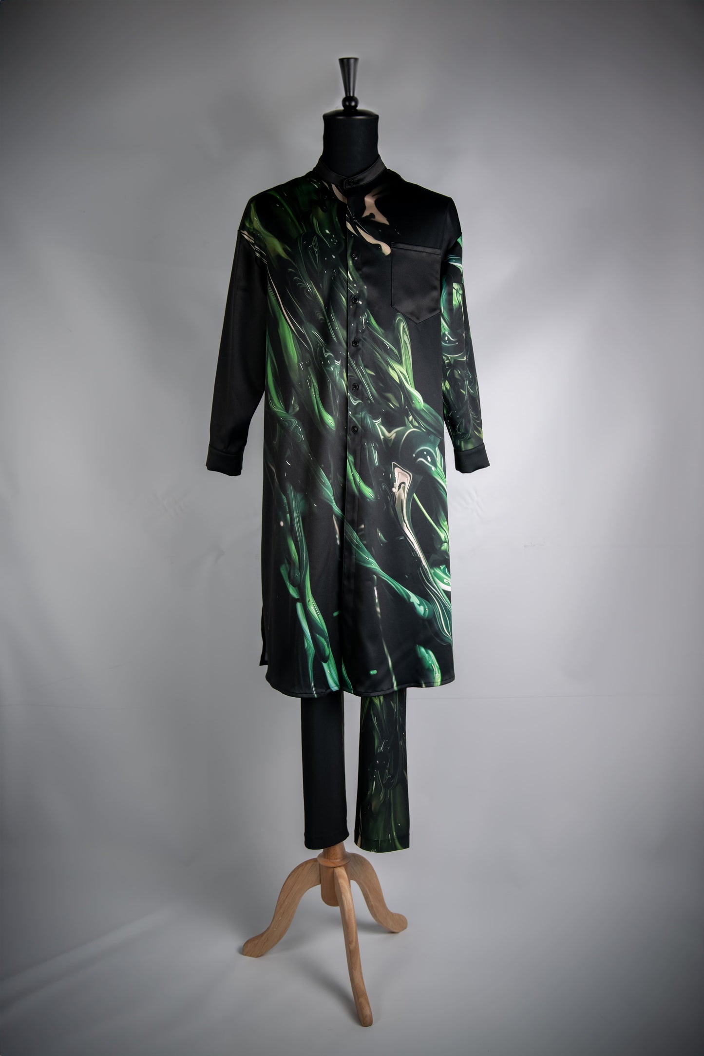 Green Slim Pants