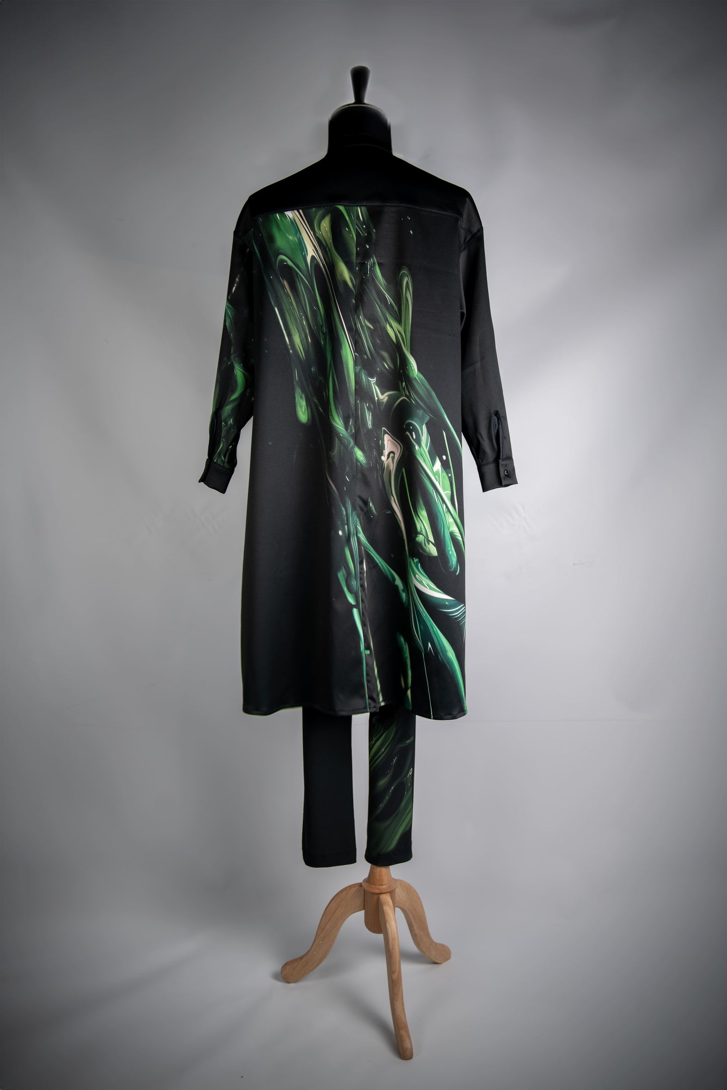 Green Slim Pants