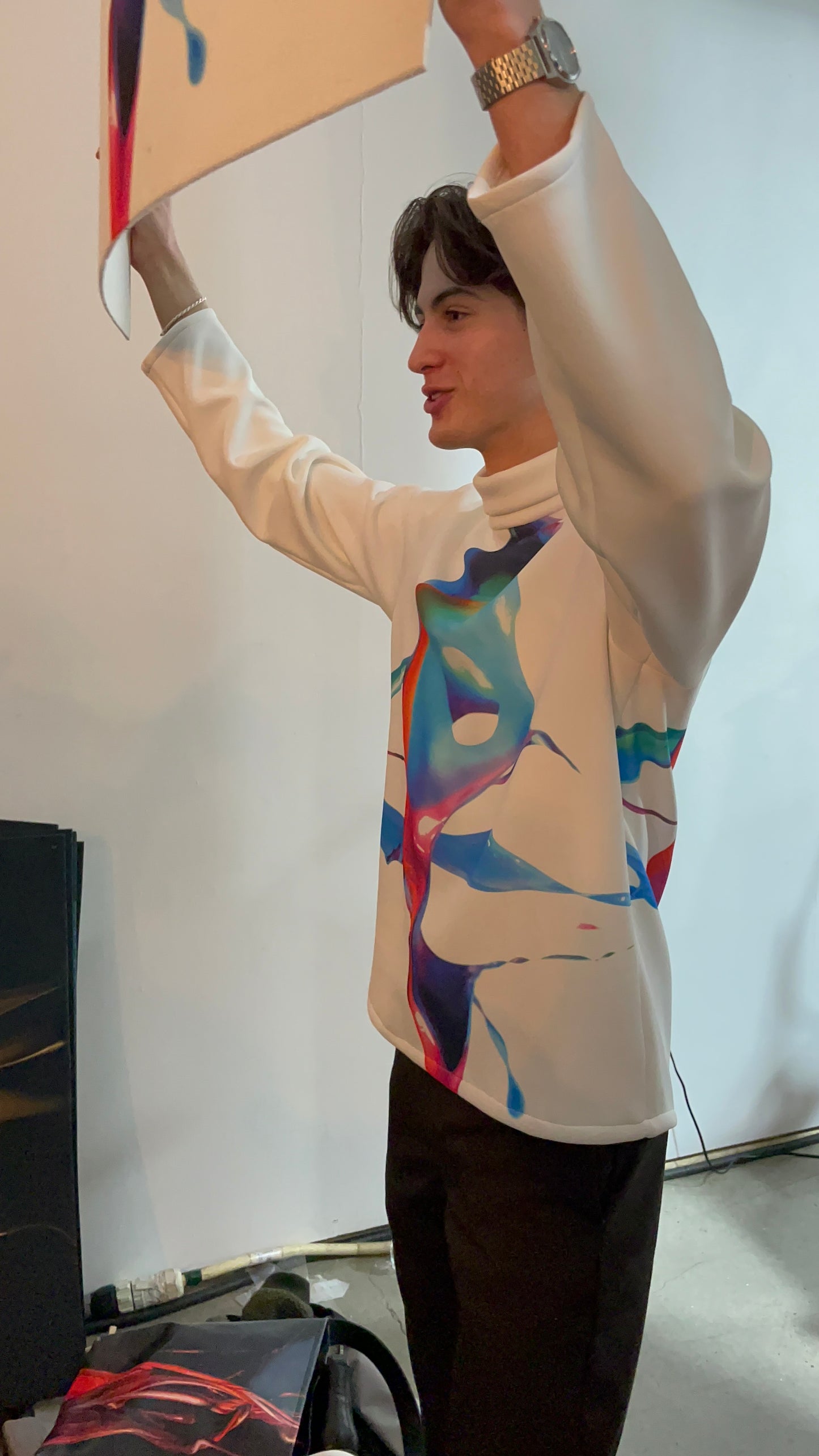 Winter Turtle Neck & Wide Pants Set