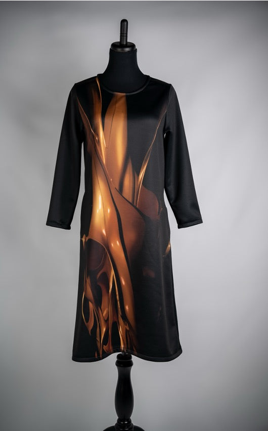 Mantle Coat and Dress Set