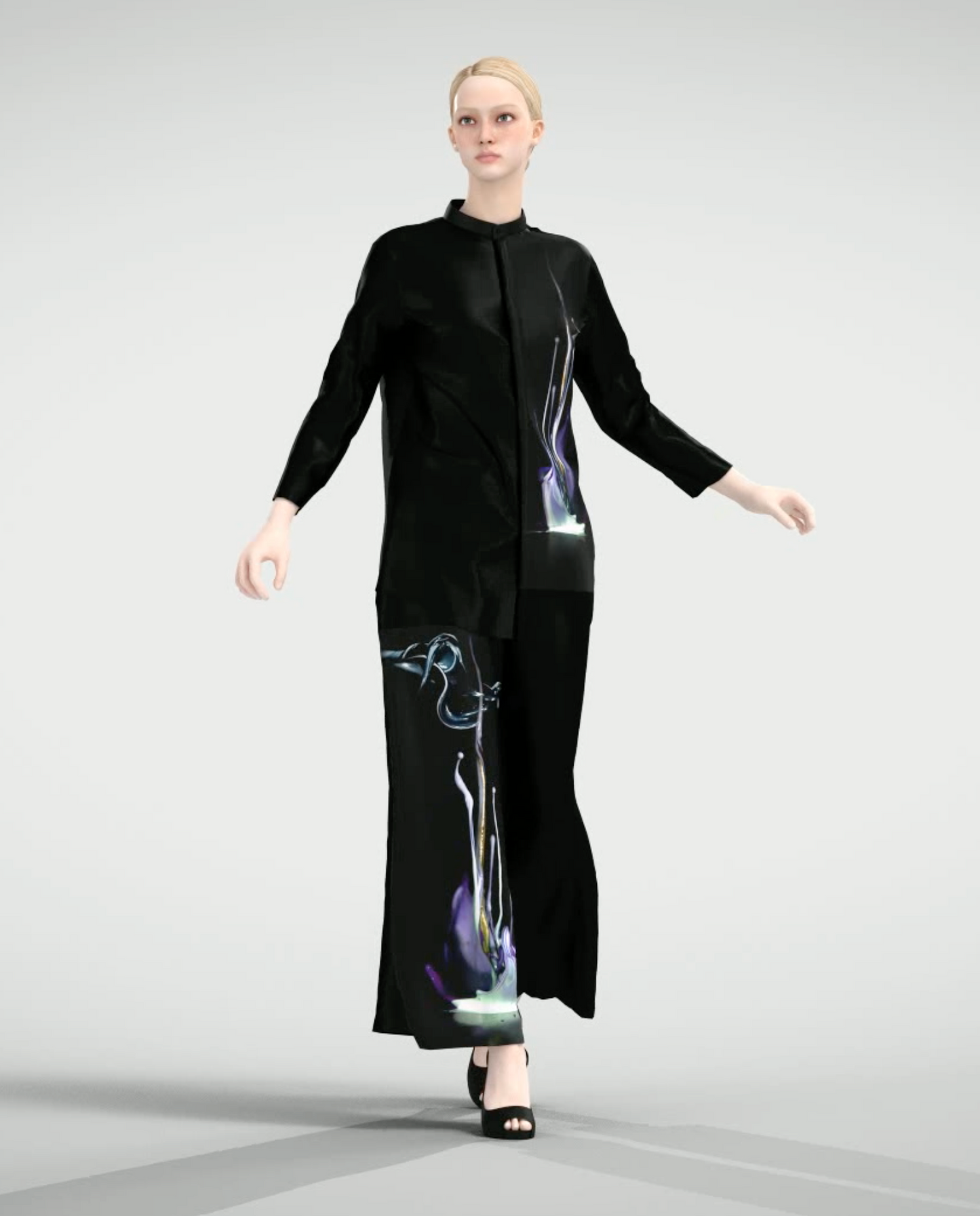 No.19 Sound of Ikebana: Summer Wide Pants【limited edition collection】