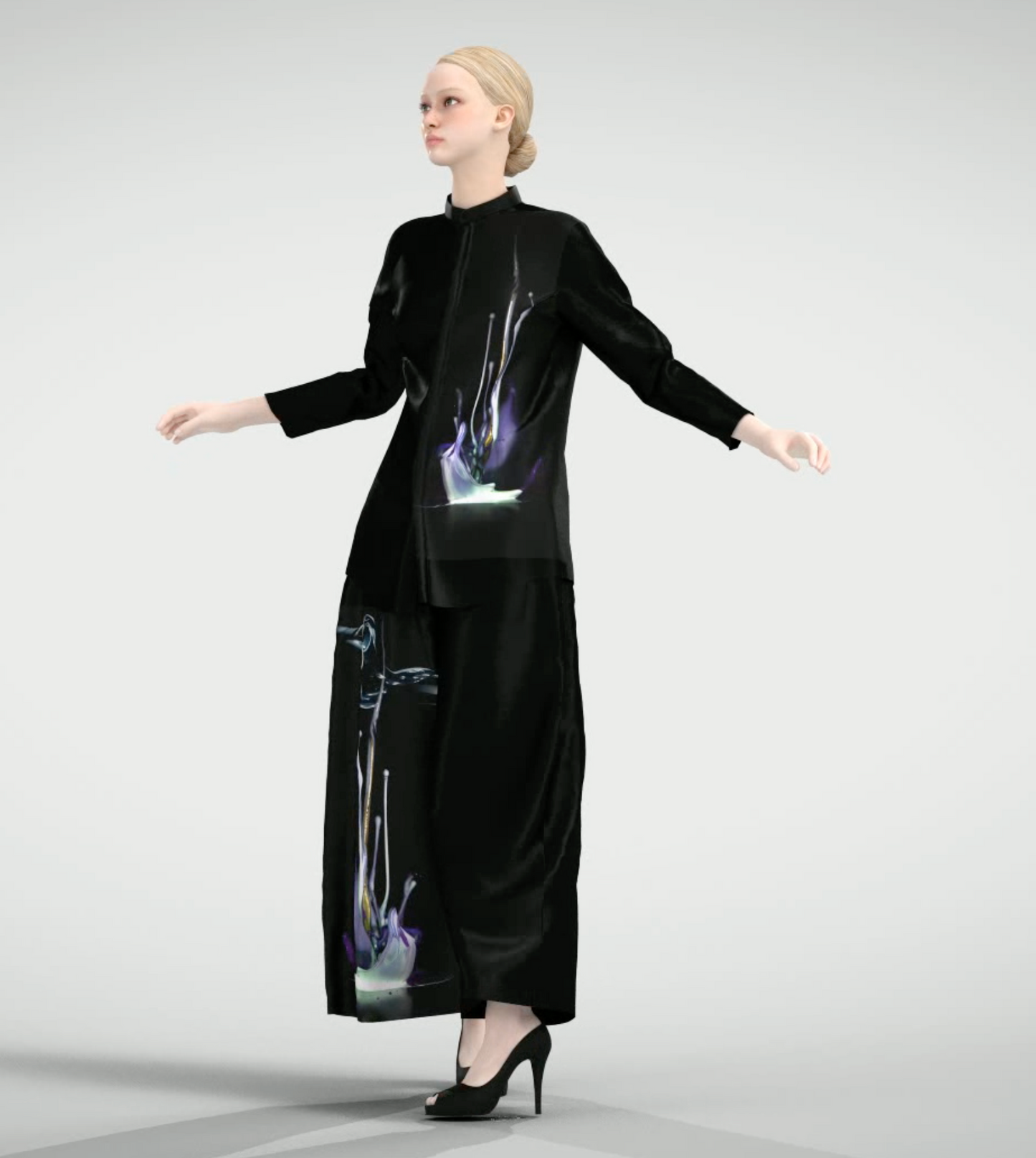 No.19 Sound of Ikebana: Summer Wide Pants【limited edition collection】