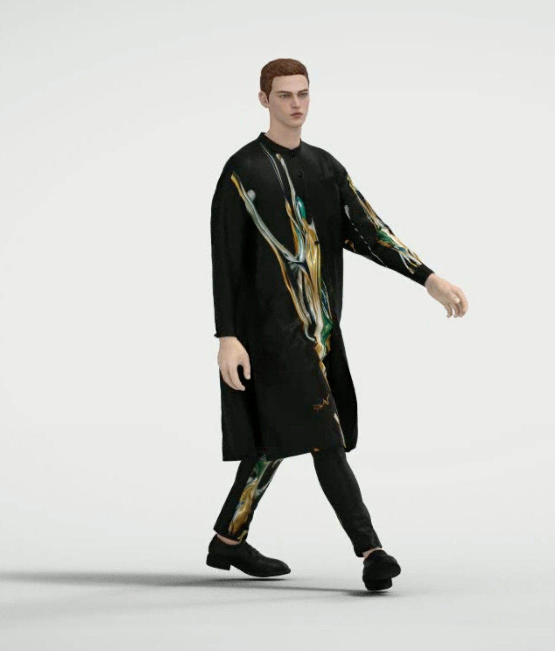 Fresh Greenery Slim Pants【limited edition collection】【Unisex】 (コピー) (コピー)