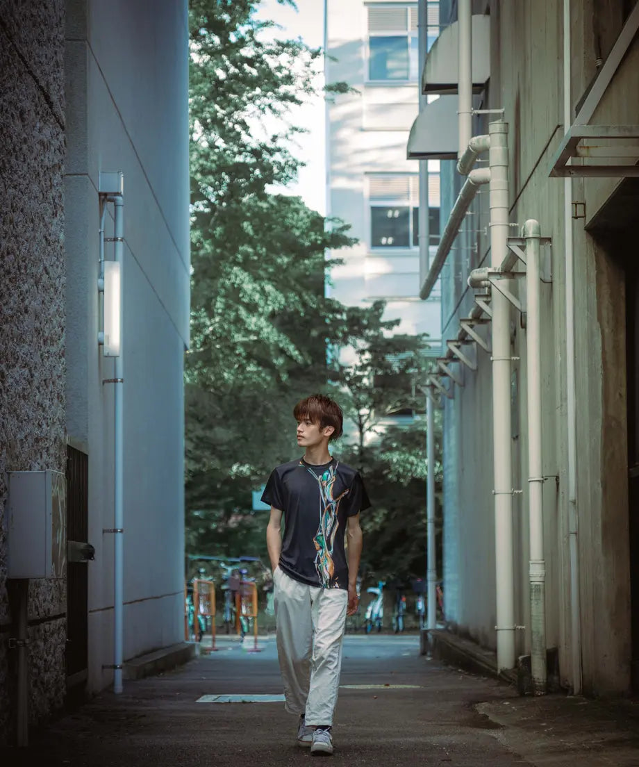 Sound of Ikebana Art Shirt B-16 (SPR-3)