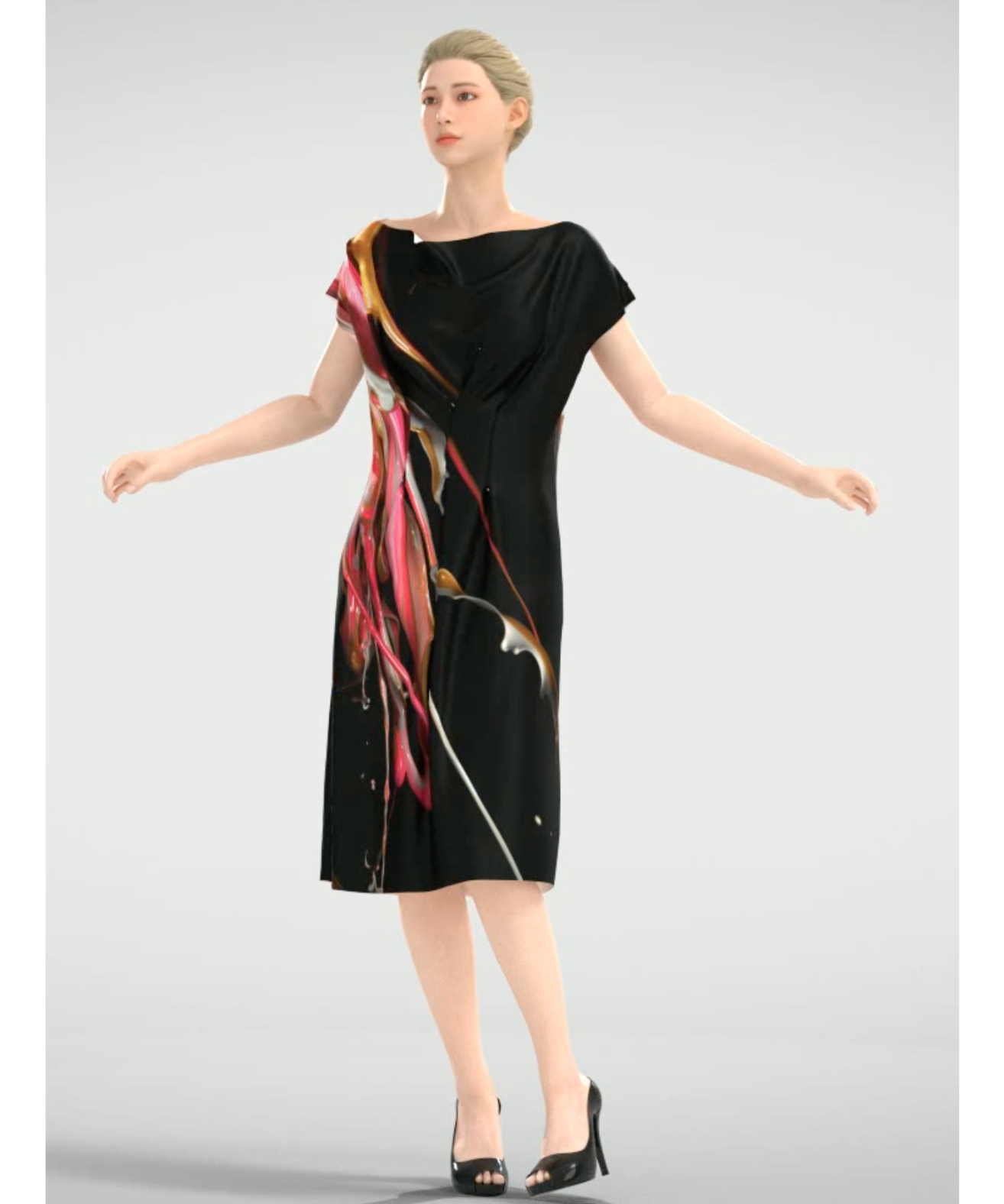 Black Fire dress 【limited edition collection】