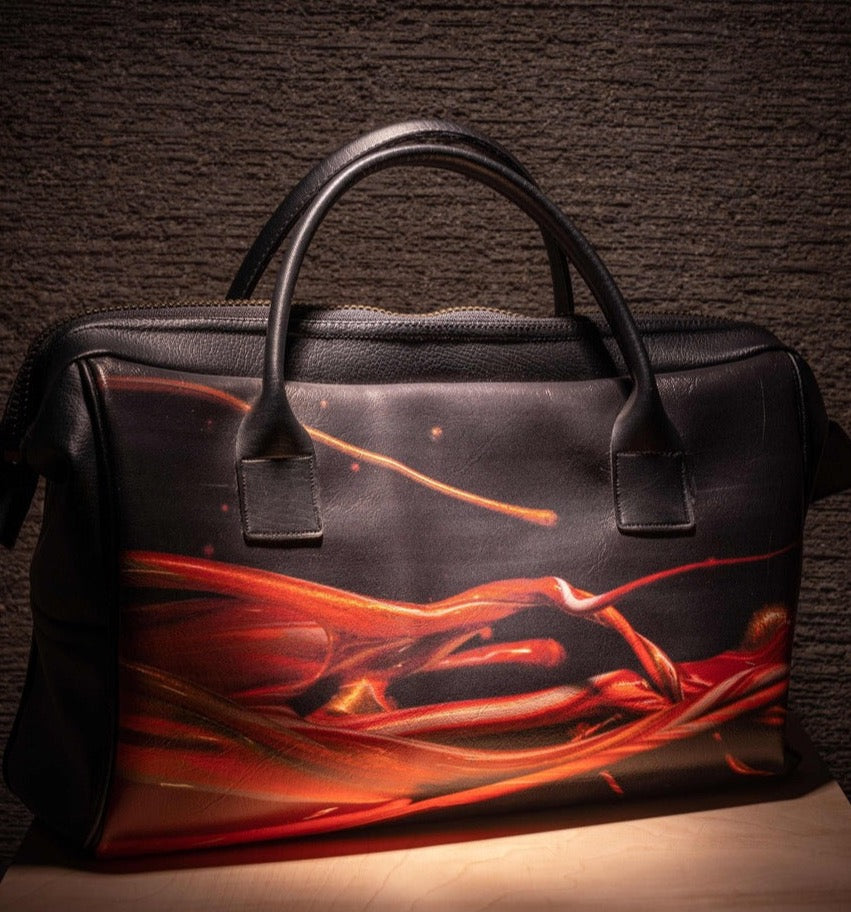 Sound of ikebana Synthetic Leather Bag