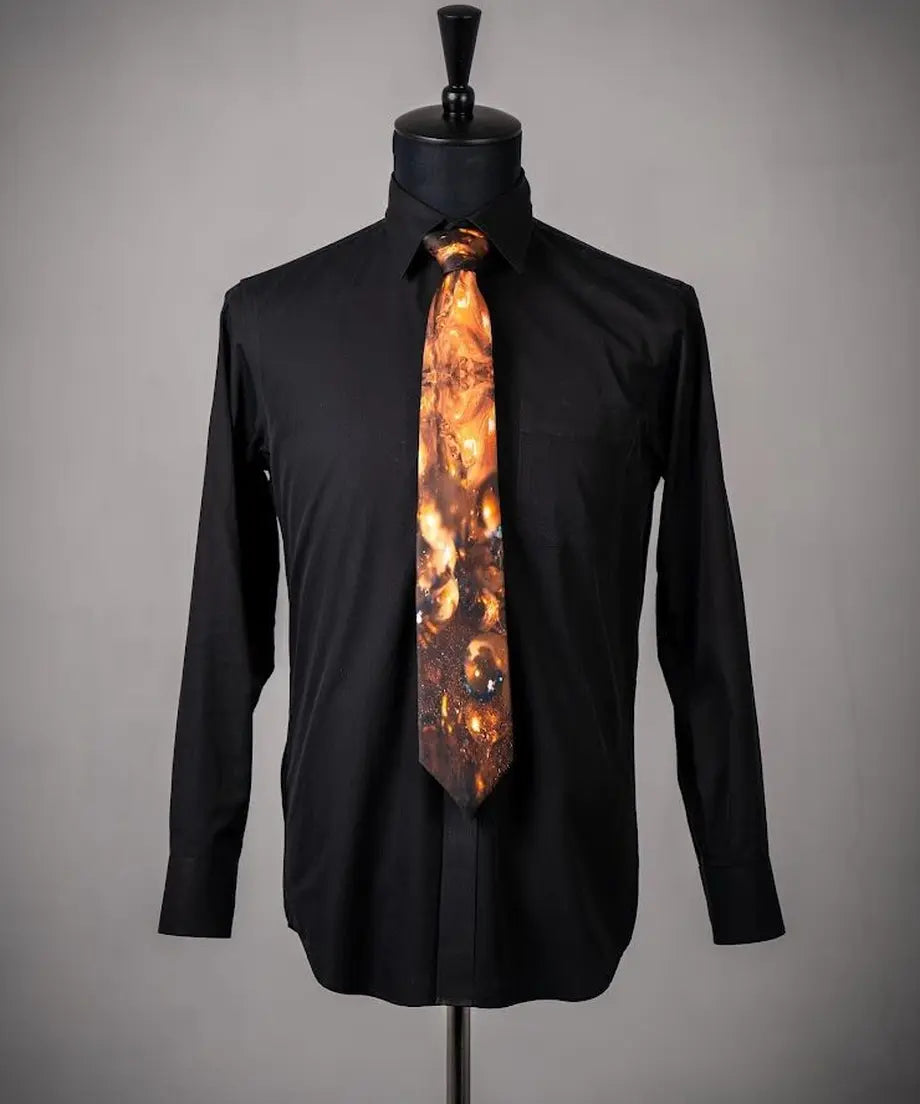 Sound of Ikebana Silk Tie (AUT-11)