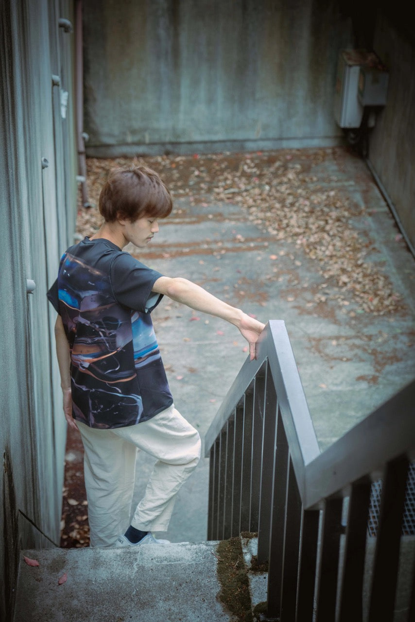Sound of Ikebana Art Shirt B-21 (AUT-6)