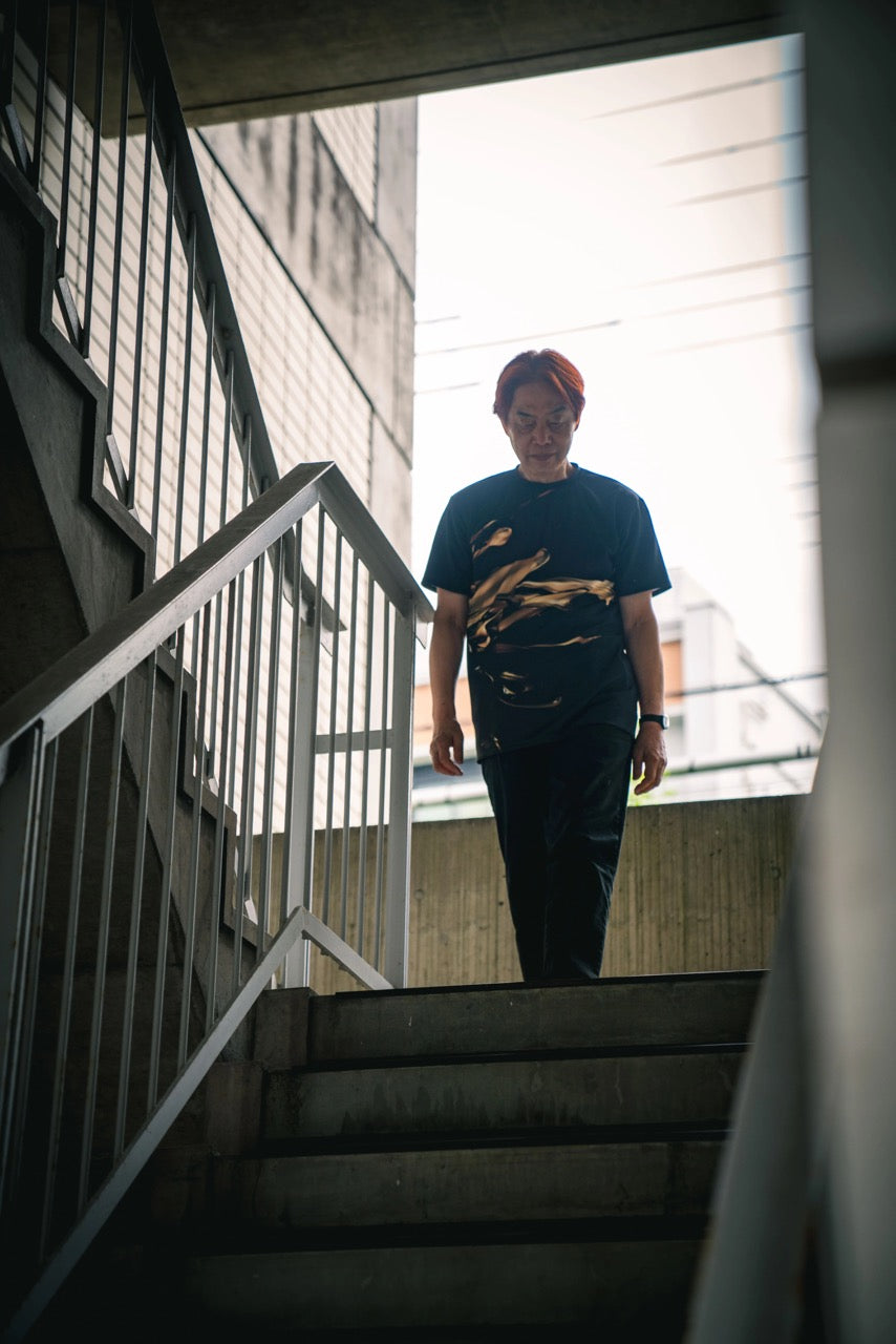 Sound of Ikebana Art Shirt B-33 (WTR-8)