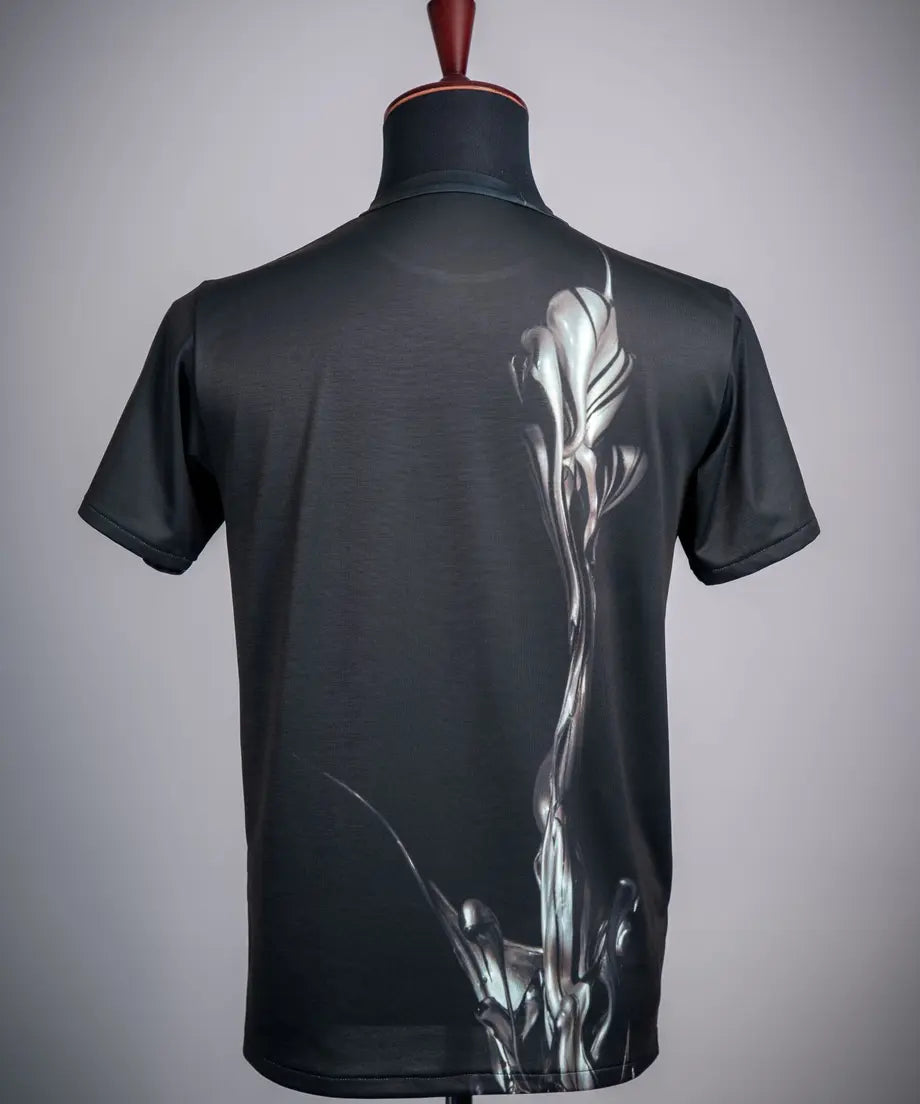 Sound of Ikebana Art Shirt B-25 (WTR-7)