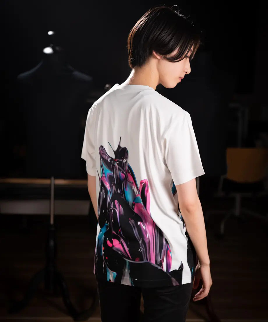 Sound of Ikebana Art Shirt W-12 (SPR-11)