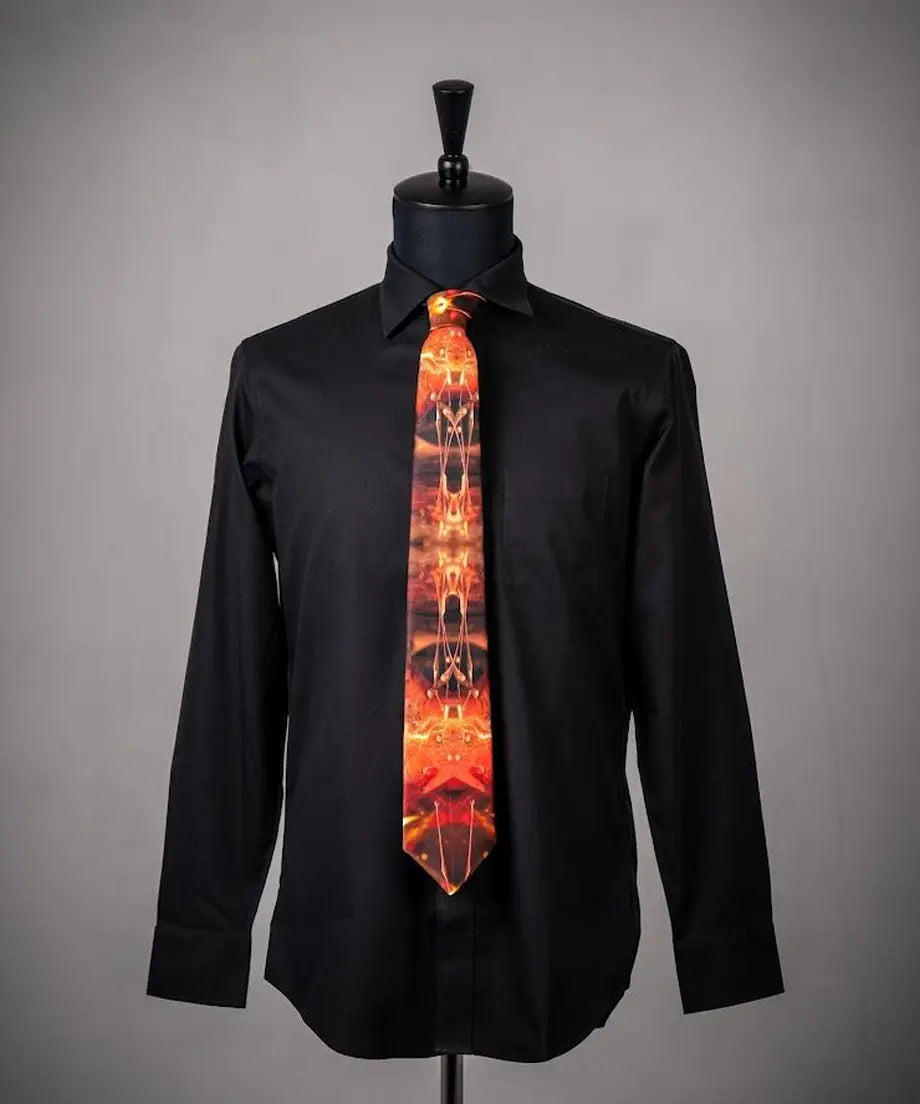 Sound of Ikebana Silk Tie (AUT-9)