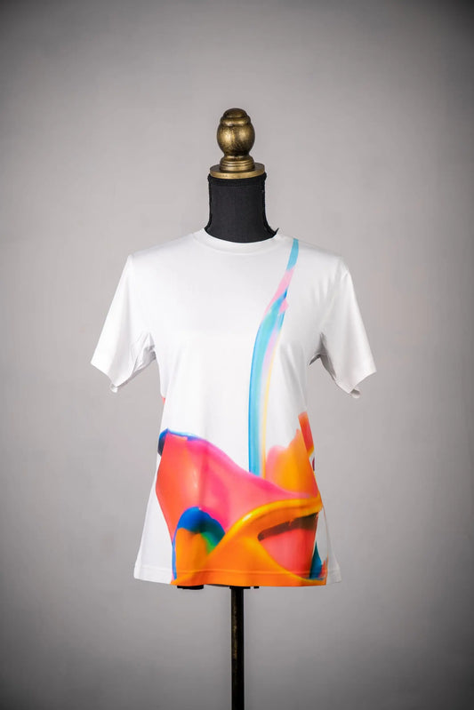 Sound of Ikebana Art Shirt W-9 (SPR-9)