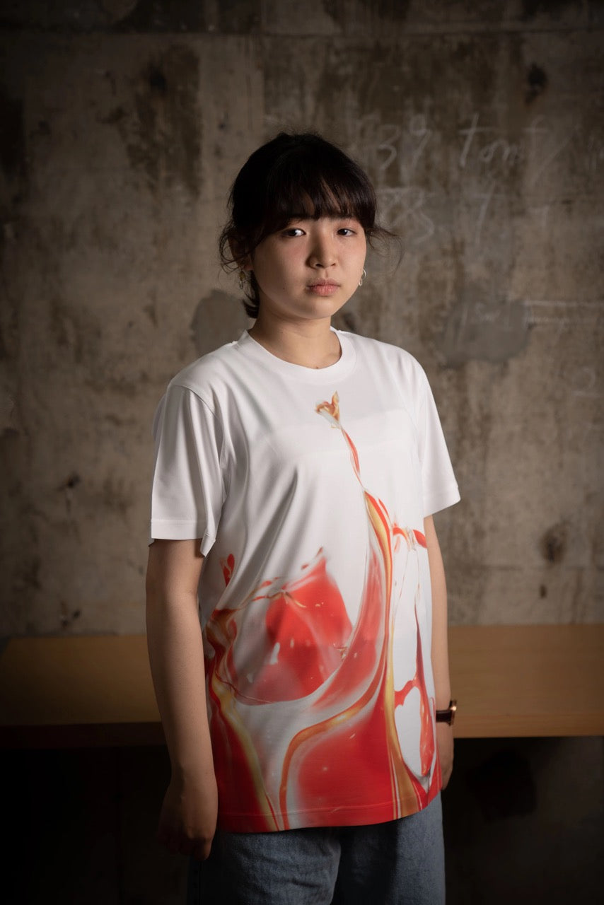 Sound of Ikebana Art Shirt W-24 (SPR-14)