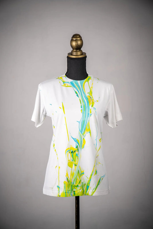 Sound of Ikebana Art Shirt W-7 (SPR-7)