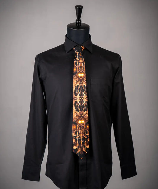 Sound of Ikebana Silk Tie (AUT-5)