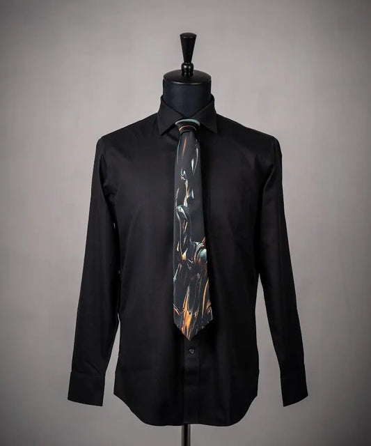 Sound of Ikebana Silk Tie (AUT-6)