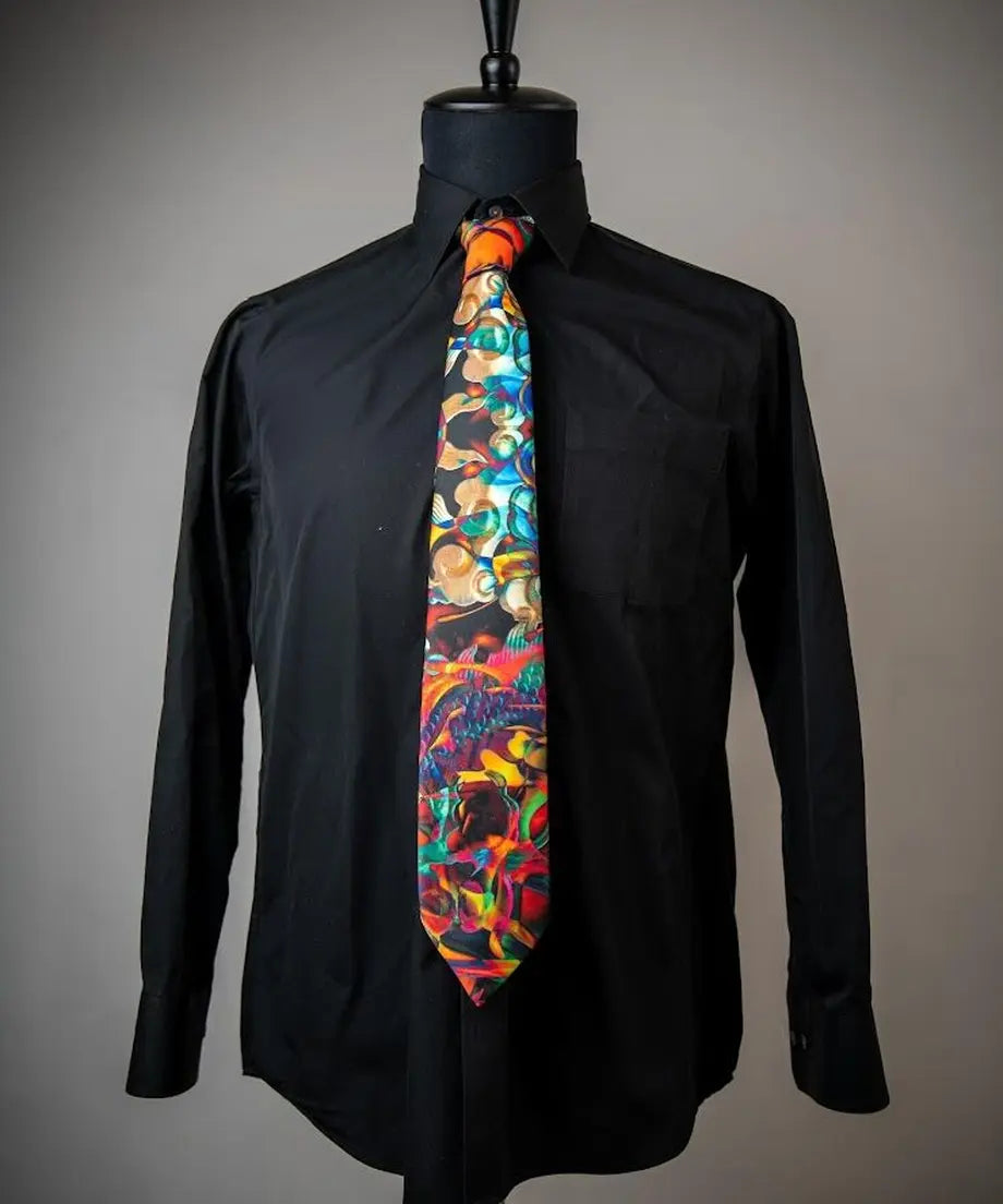 Sound of Ikebana Silk Tie (SPR-12)