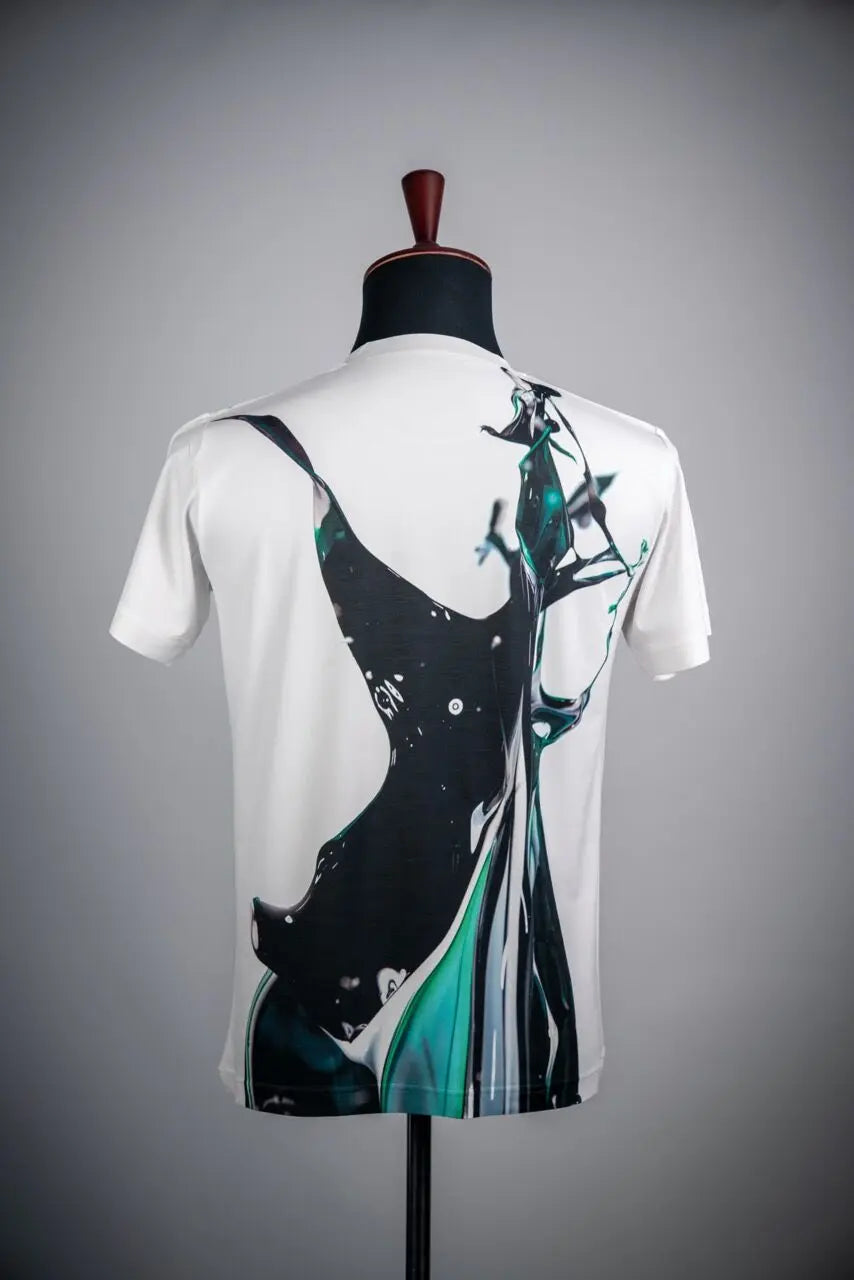 Sound of Ikebana Art Shirt W-18 (SPR-12)