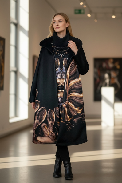 Fall14_Hooded Coat_Polyester