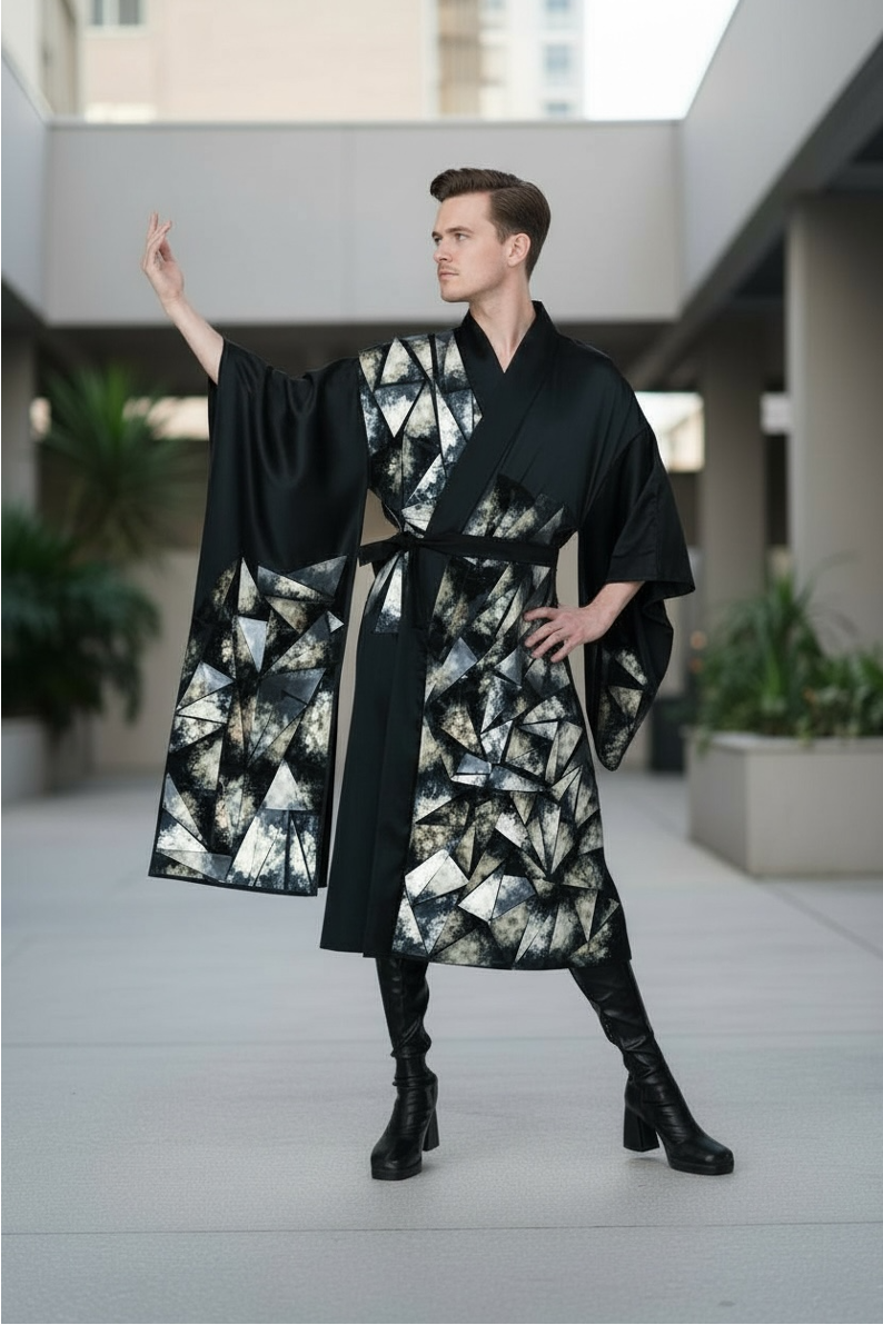 Spring3_Lenticular Kimono Dress
