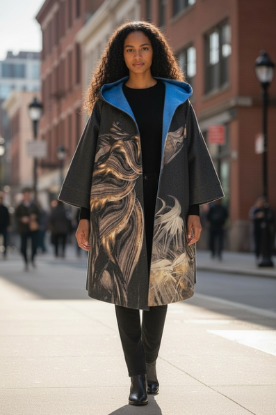Winter11_Mantle Coat_Polyester