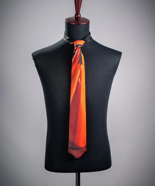 Sound of Ikebana Silk Tie (AUT-1)