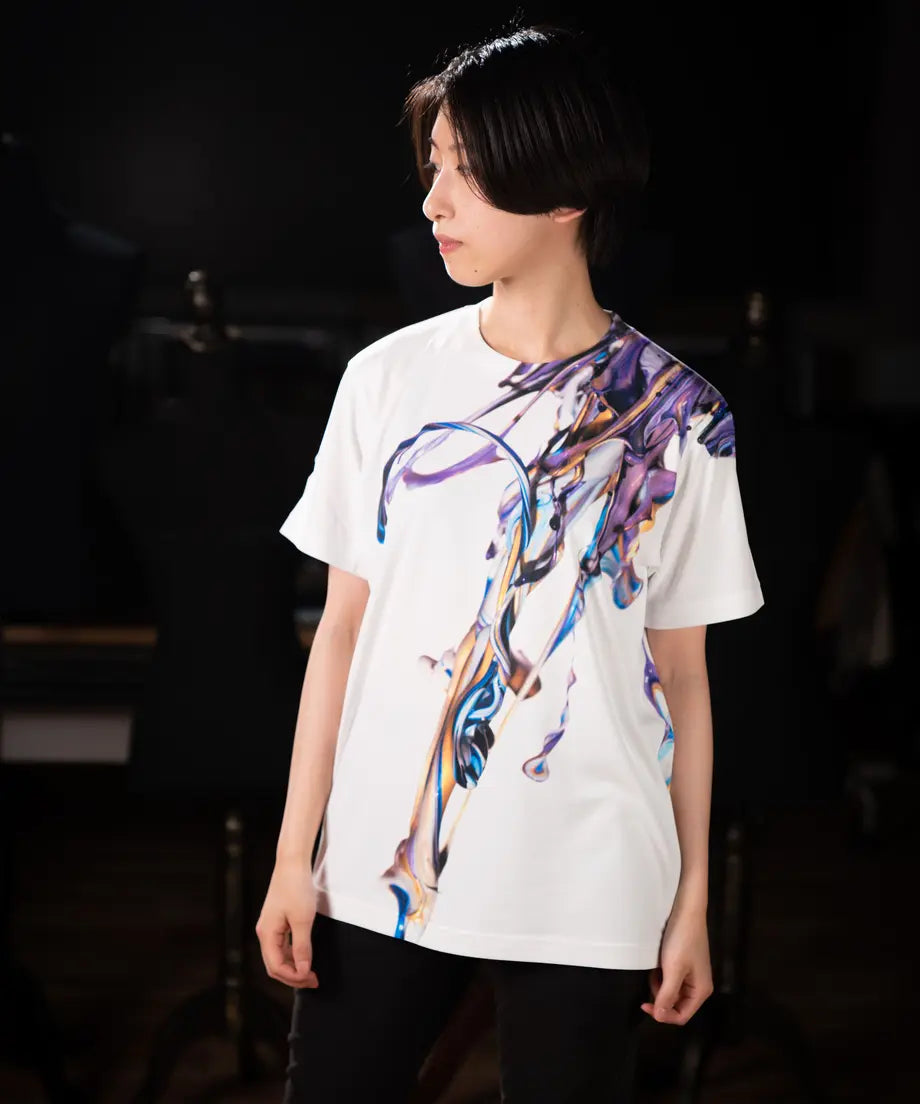 Sound of Ikebana Art Shirt W-5 (AUT-10)