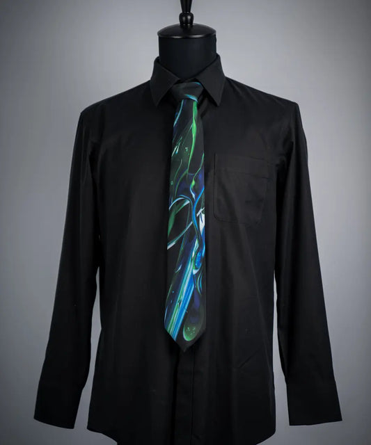 Sound of Ikebana Silk Tie