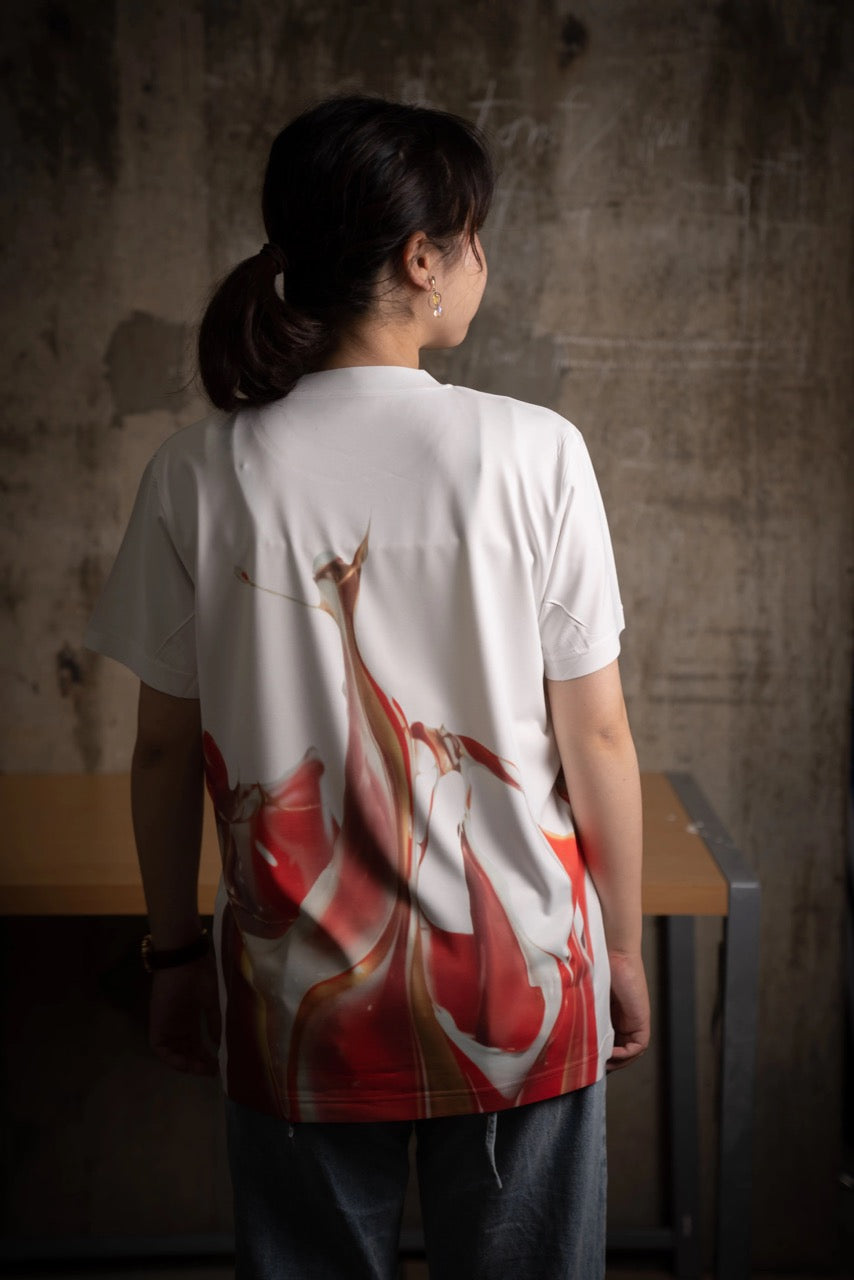 Sound of Ikebana Art Shirt W-24 (SPR-14)