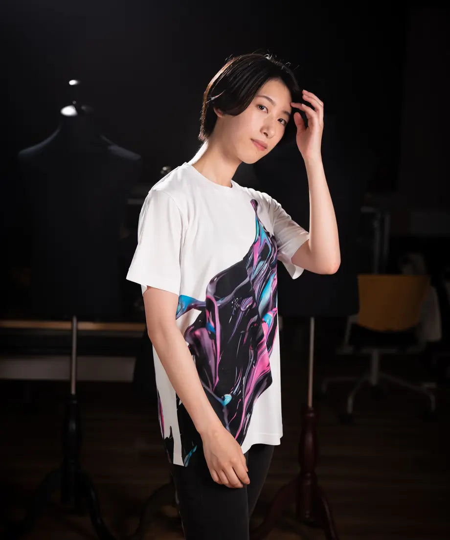 Sound of Ikebana Art Shirt W-12 (SPR-11)