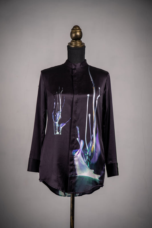 Sound of Ikebana Silk dress Shirt 4